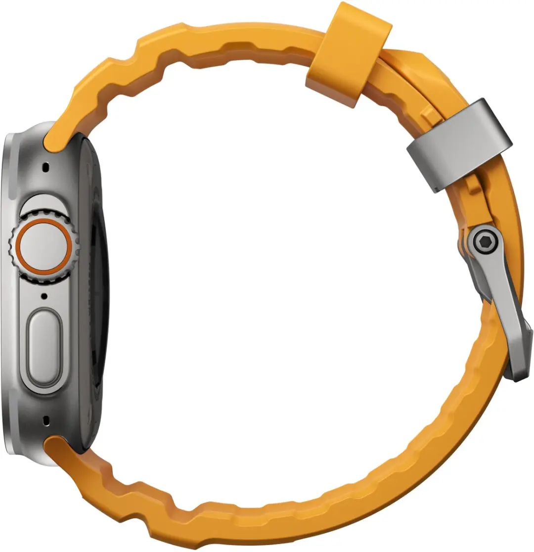 NOMAD Rocky Point Horlogeband - Apple Watch 45-49mm - Geel