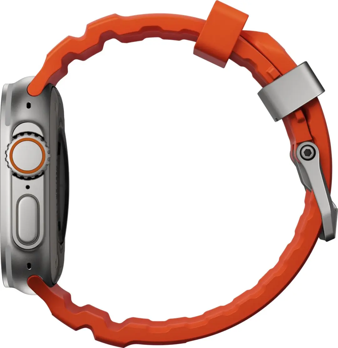 NOMAD Rocky Point Horlogeband - FKM Fluorelastomeer - 45/46/49mm - Oranje - afbeelding 6 van 6