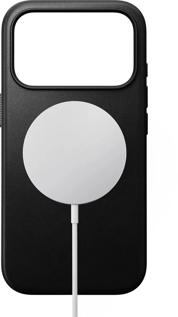 NOMAD Modern Lederen Hoesje iPhone 17 Pro 114657114040 - Zwart - afbeelding 6 van 6
