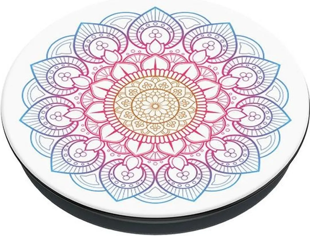 PopSockets PopGrip Basic RainbowM - Telefoonbutton - Rainbow Mandala - afbeelding 3 van 5