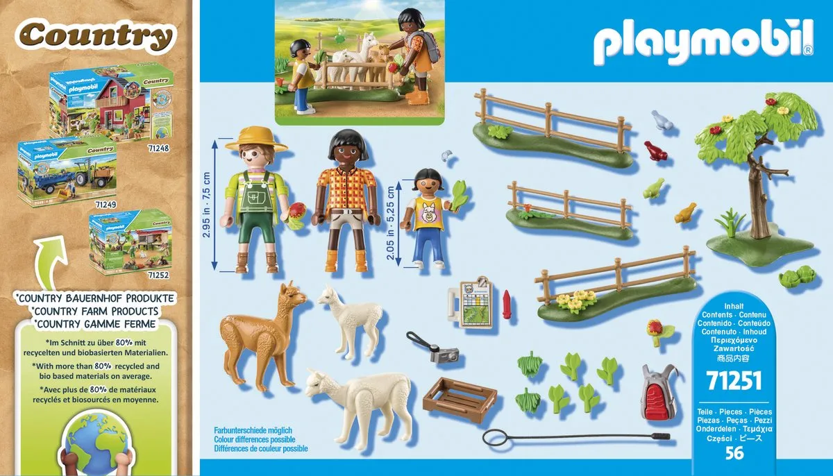 Playmobil Country Alpaca Wandeling 71251 - Multicolor - afbeelding 6 van 6