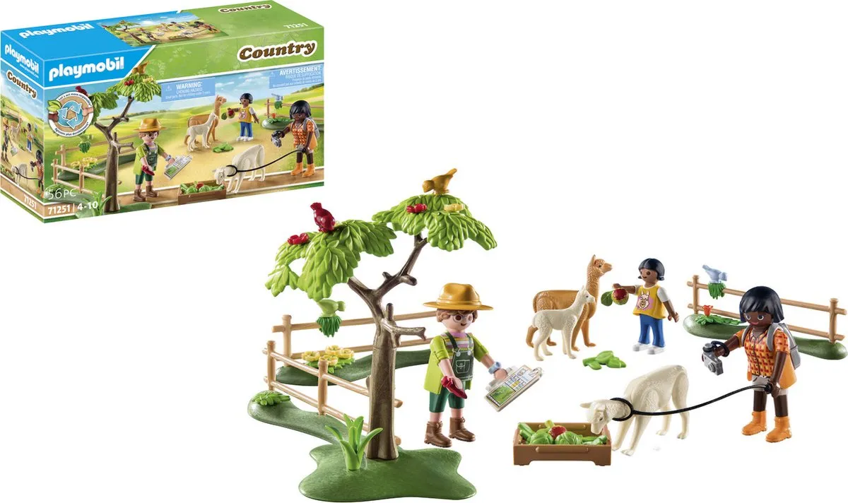 Playmobil Country Alpaca Wandeling 71251 - Multicolor
