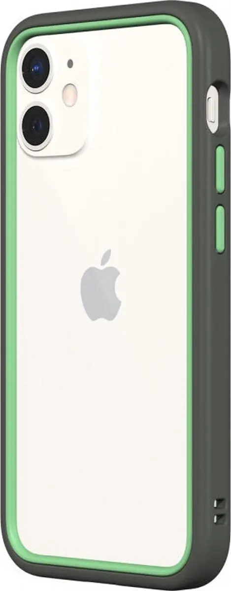 RhinoShield CrashGuard NX Apple iPhone 12 Mini Hoesje Grijs/Groen