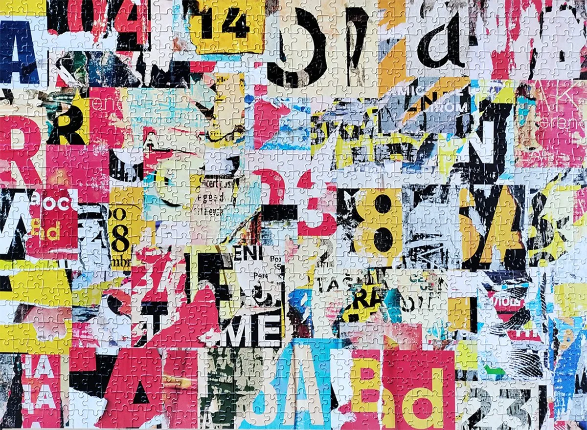 Tactic Poster Collage Puzzel 1000 Stuks - Poster Collage