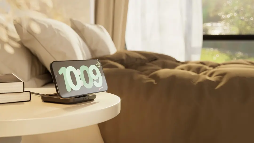 Zens Magnetic Nightstand Charger 78-81588 - 15W MagSafe - Zwart - afbeelding 5 van 6