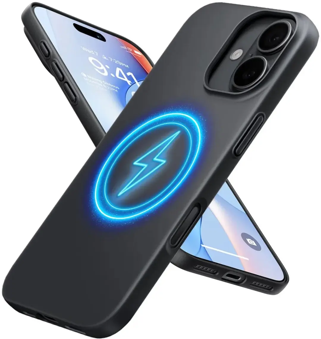 Torras Slim Fit Mag Hoesje iPhone 17 - MagSafe - Zwart
