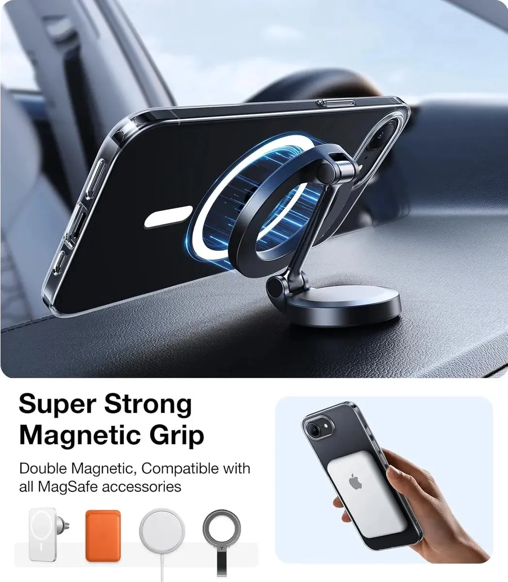 Torras Slim Fit Mag Hoesje iPhone 17 - MagSafe - Zwart