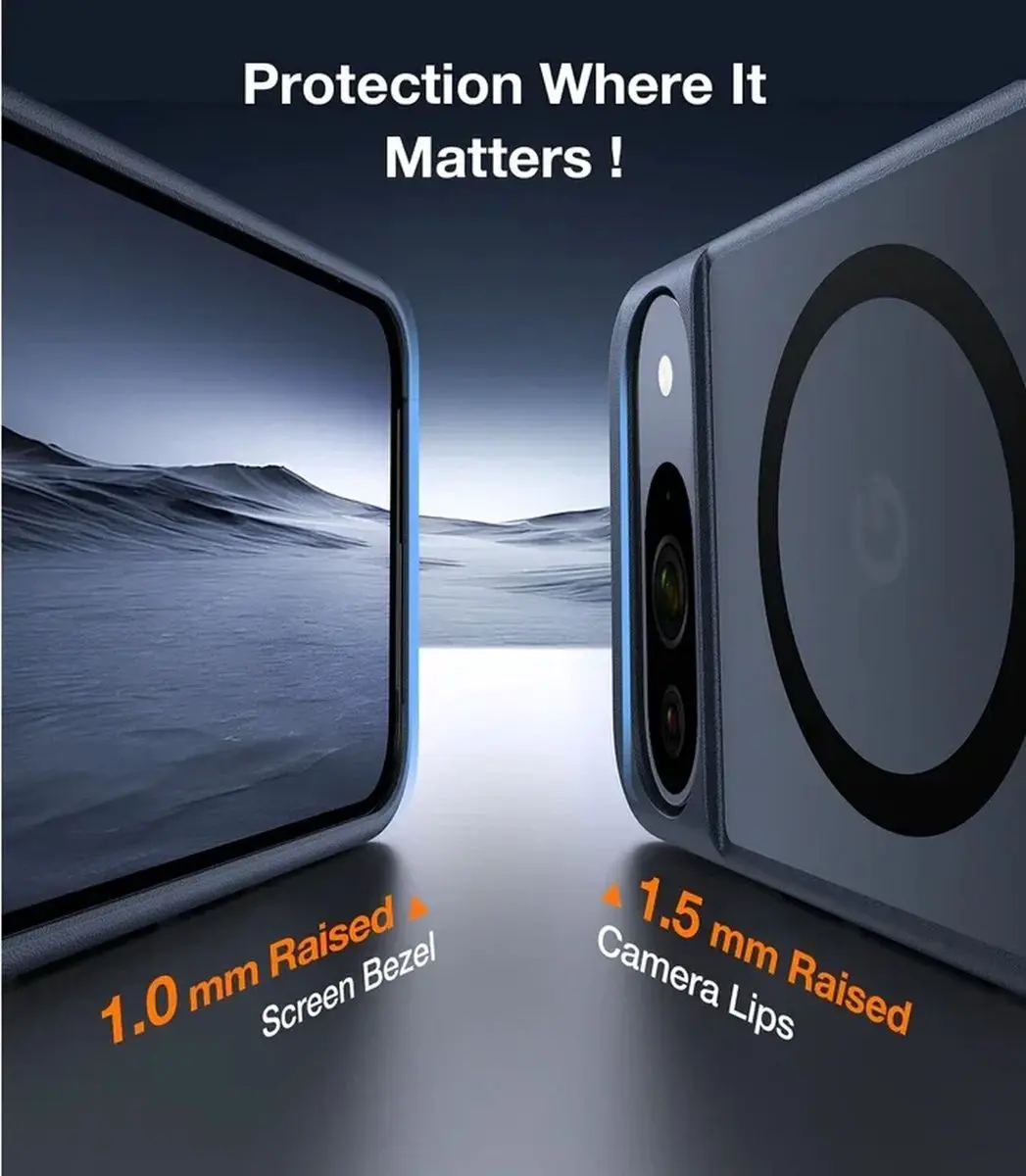 Torras UPro Pstand Hoesje Pixel 9 Pro XL - Transparant