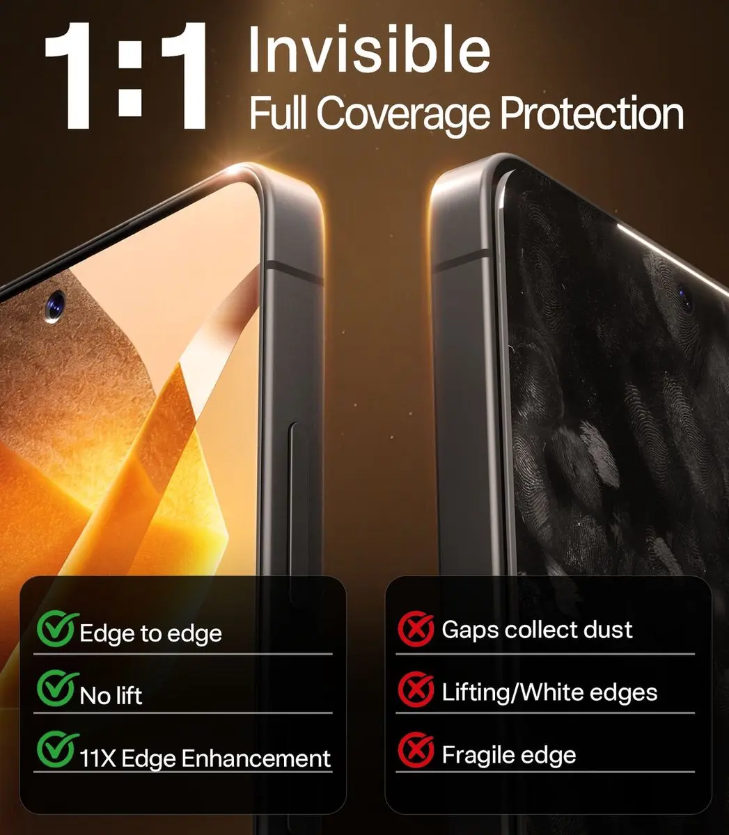 Torras Install Master Screen Protector - Samsung Galaxy S26 Plus - 9H Tempered Glass - afbeelding 6 van 6