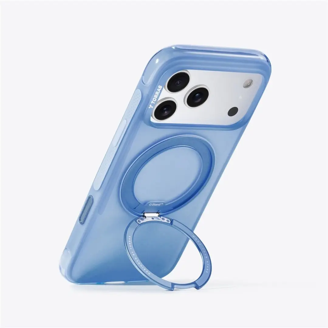 Torras O3 Air Spin Hoesje iPhone 17 Pro - Paars