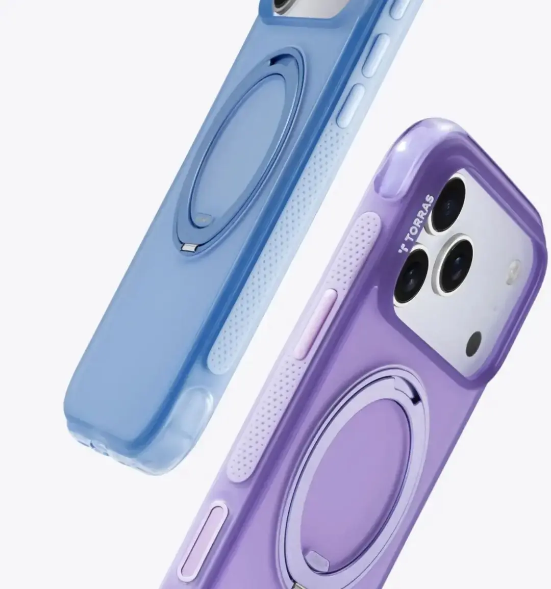 Torras O3 Air Spin Hoesje iPhone 17 Pro - Paars