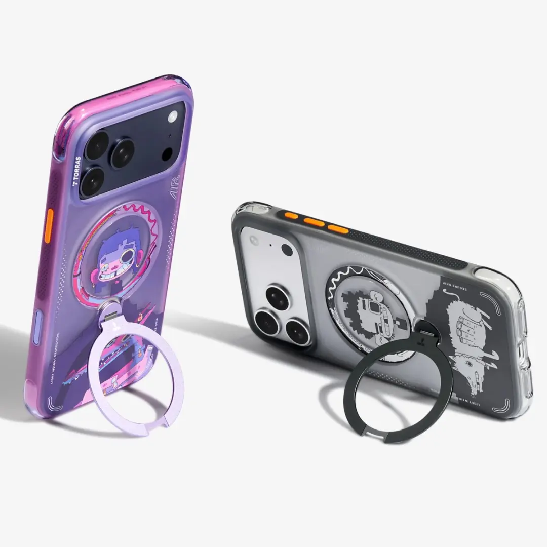 Torras GAWX Q3 Air Hoesje iPhone 17 Pro Max - Paars - afbeelding 6 van 6
