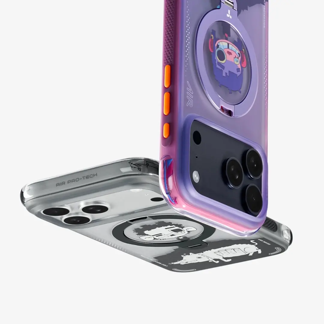 Torras GAWX Q3 Air Hoesje iPhone 17 Pro Max - Paars - afbeelding 5 van 6