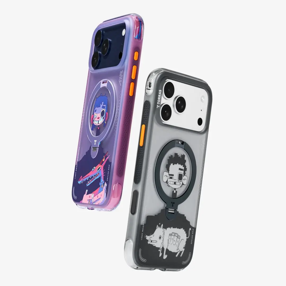 Torras GAWX Q3 Air Hoesje iPhone 17 Pro - Grijs - MagSafe - afbeelding 3 van 6