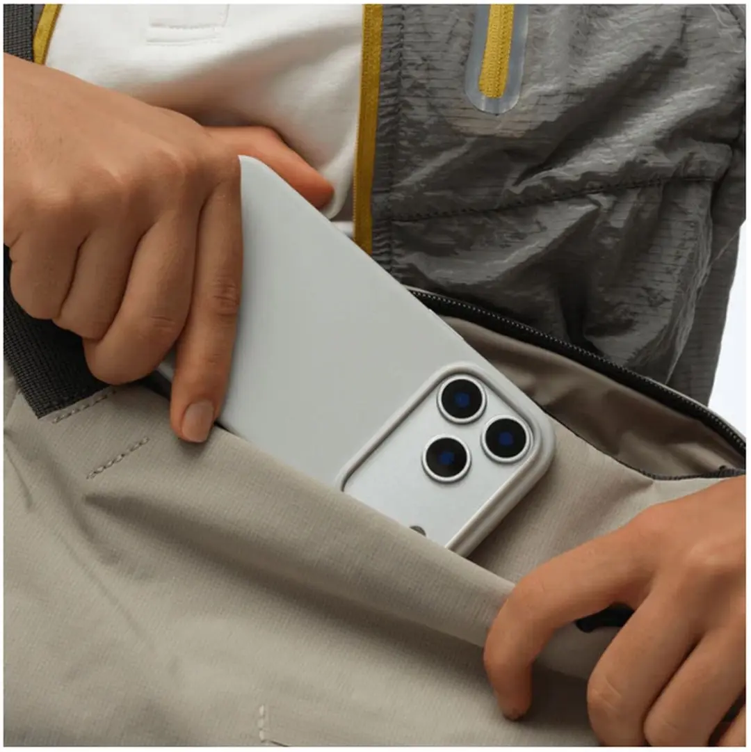 MOFT Vegan Leer Hoesje iPhone 17 Pro Max - MagSafe - Grijs