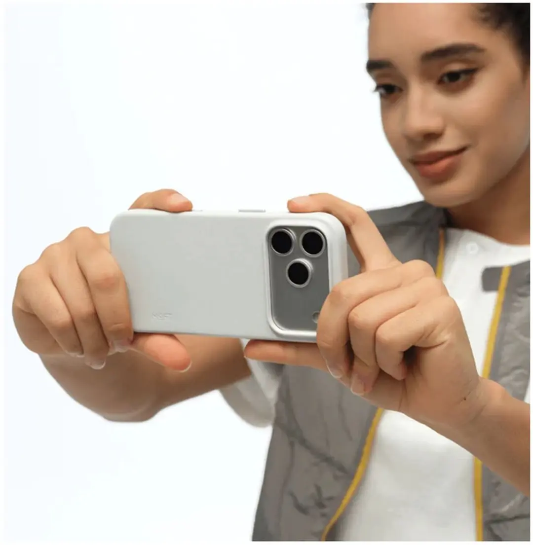 MOFT Vegan Leer Hoesje iPhone 17 Pro Max - MagSafe - Grijs - afbeelding 6 van 6