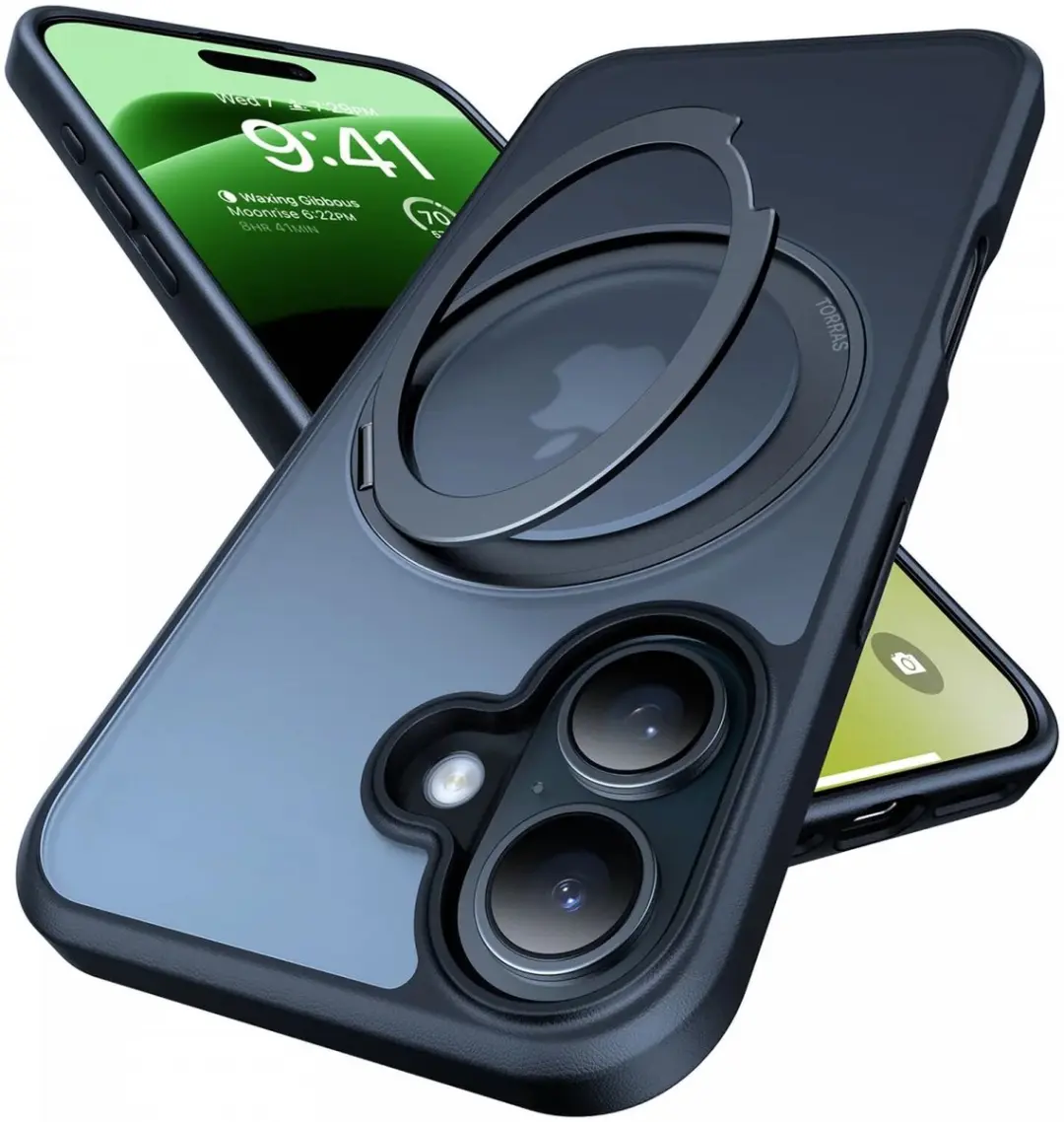 Torras UPro Ostand Pro Hoesje iPhone 16 - MagSafe - Zwart - afbeelding 6 van 6