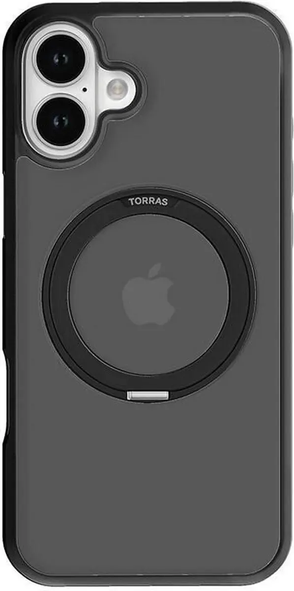 Torras UPro Ostand Pro Hoesje iPhone 16 - MagSafe - Zwart