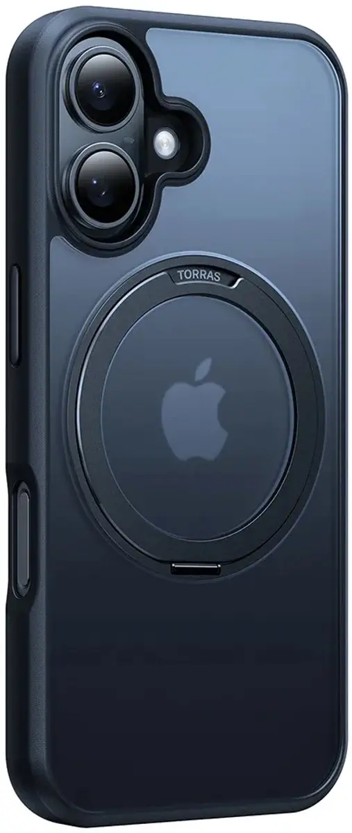 Torras UPro Ostand Pro Hoesje iPhone 16 - MagSafe - Zwart