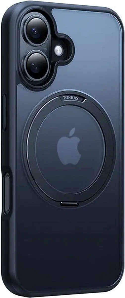 Torras UPro Ostand Pro Hoesje iPhone 16 - MagSafe - Zwart