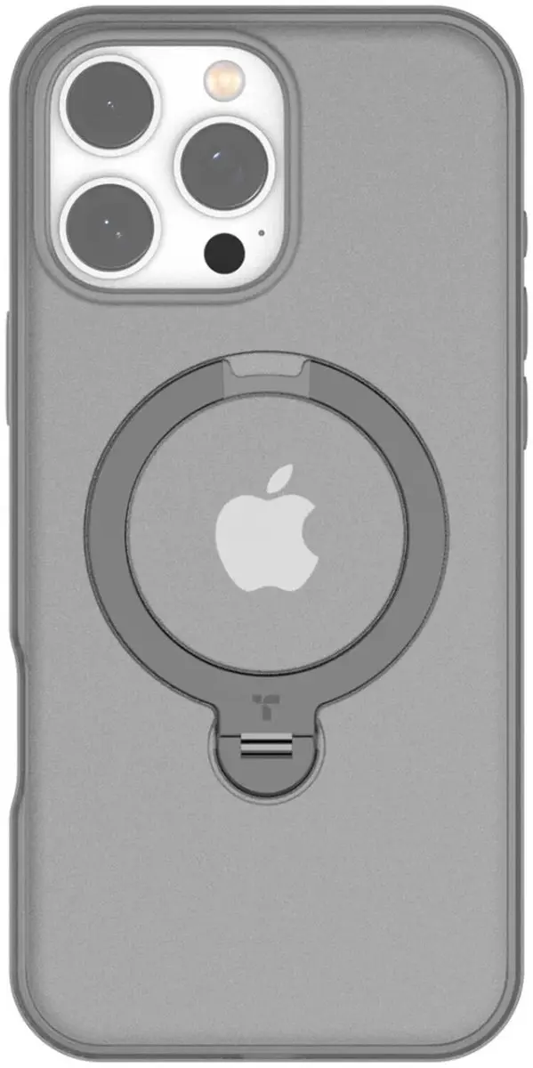 Torras UPro Ostand Spin Hoesje iPhone 16 Pro Max - Grijs