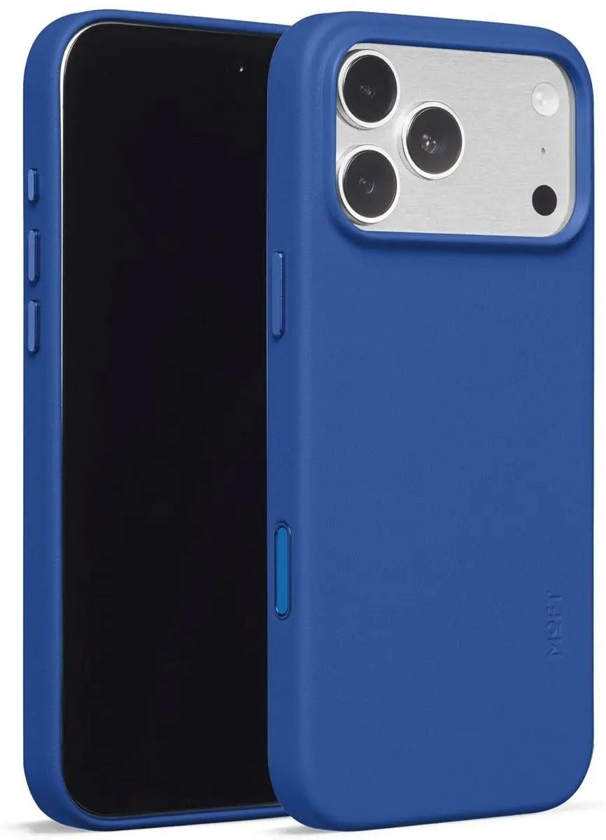MOFT Vegan Leer Hoesje iPhone 17 Pro Max - Blauw - MagSafe - afbeelding 6 van 6