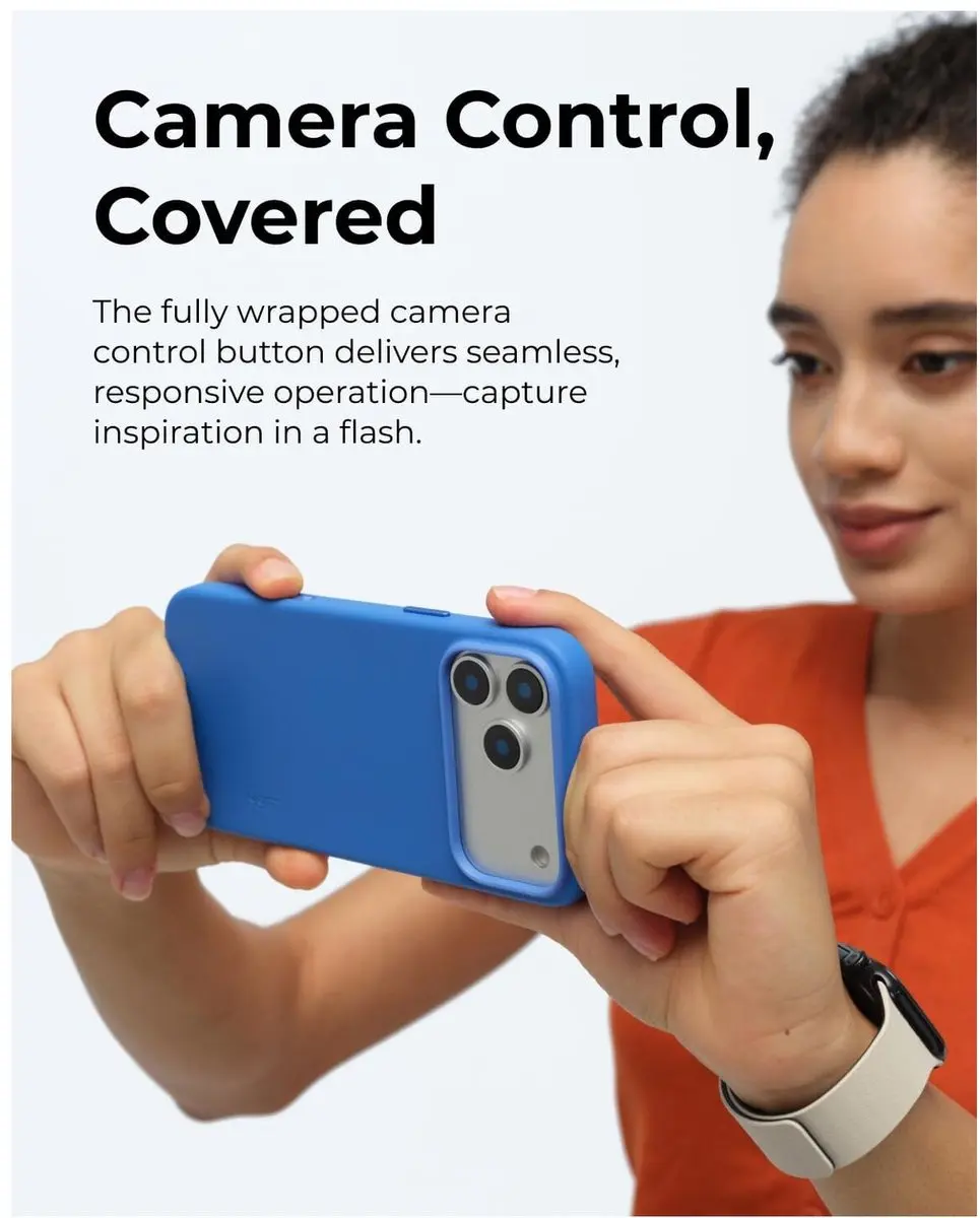 MOFT Vegan Leer Hoesje iPhone 17 Pro Max - Blauw - MagSafe