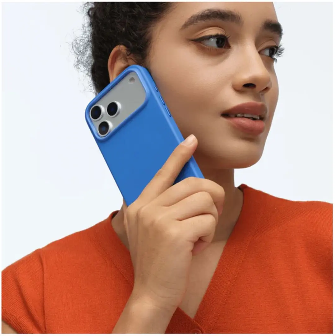 MOFT iPhone 17 Pro MagSafe Hoesje - Blauw Vegan Leer