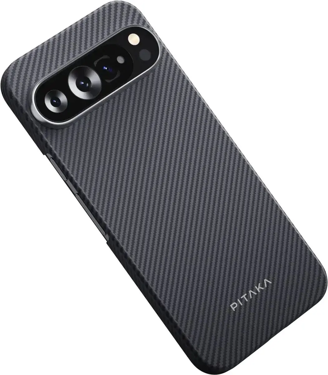 Pitaka MagEZ 6 Hoesje Google Pixel 9 Pro XL - Aramidevezels 600D - Zwart