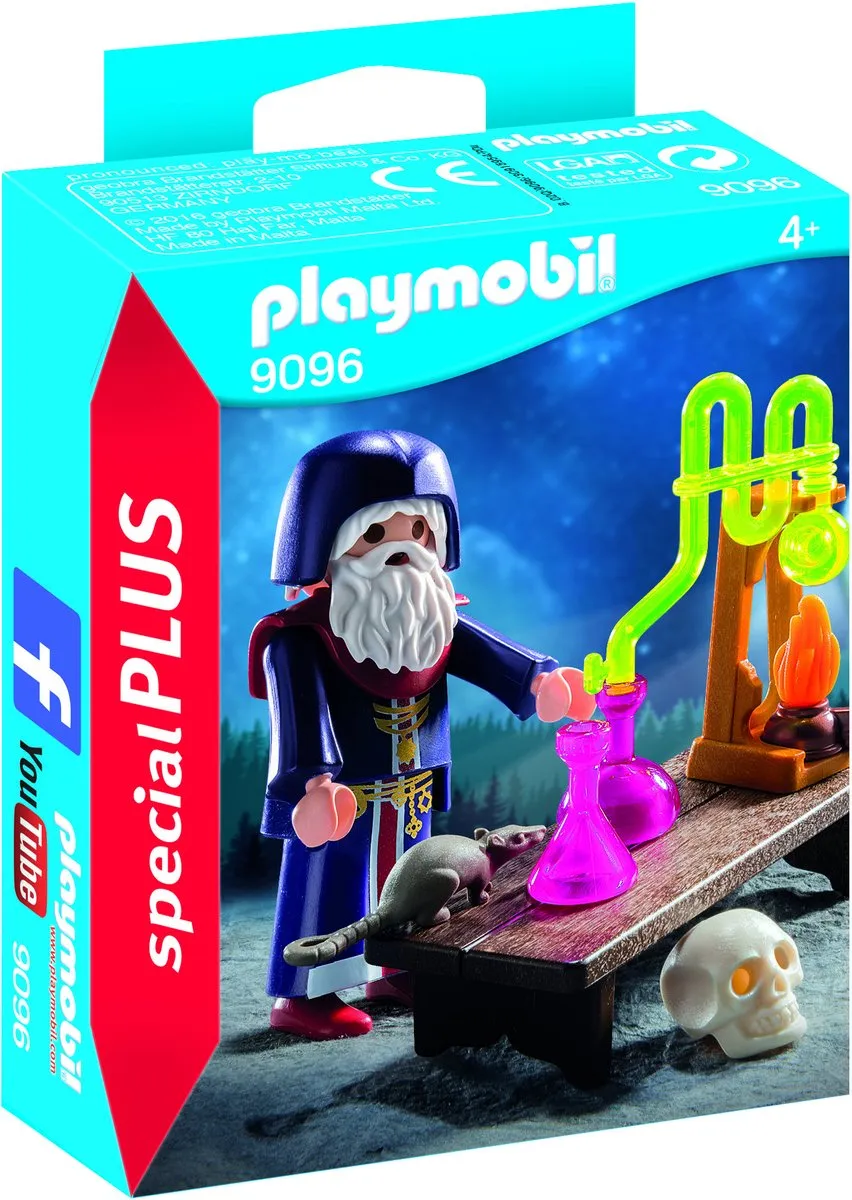 Playmobil Tovenaar met Laboratorium 9096 - Multicolor - afbeelding 6 van 6
