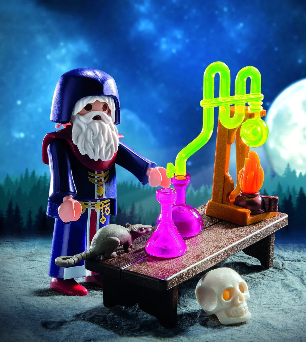 Playmobil Tovenaar met Laboratorium 9096 - Multicolor