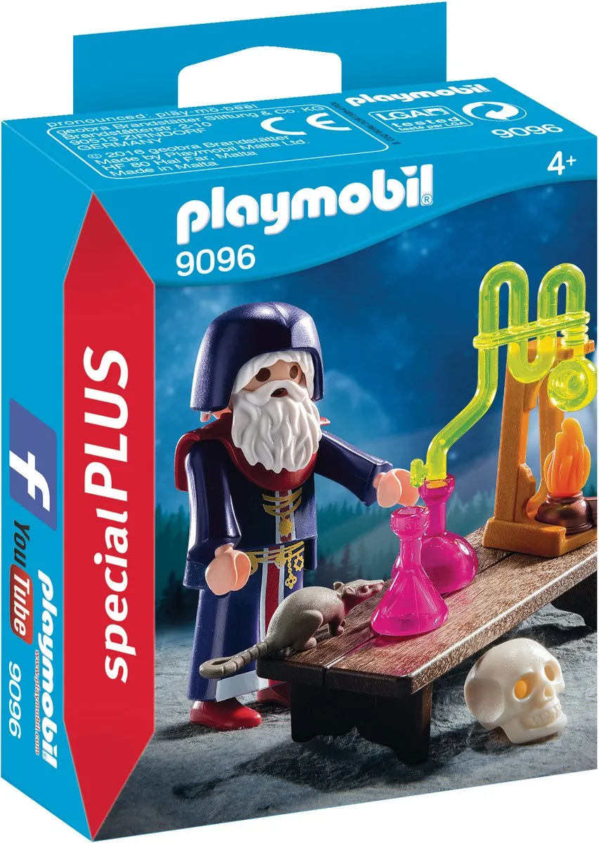 Playmobil Tovenaar met Laboratorium 9096