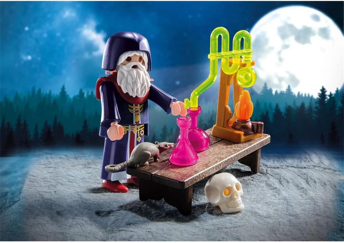 Playmobil Tovenaar met Laboratorium 9096 - Multicolor