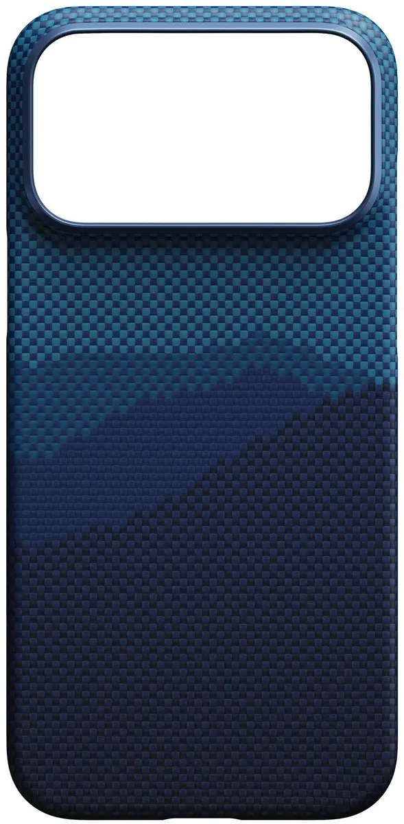 Pitaka Ultra-Slim Hoesje iPhone 17 Pro Max - 600D Aramidevezel - Blauw Horizon