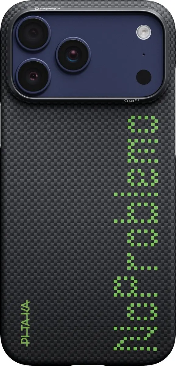 Pitaka Aries Ultra-Slim Hoesje iPhone 17 Pro - Grijs - afbeelding 2 van 6