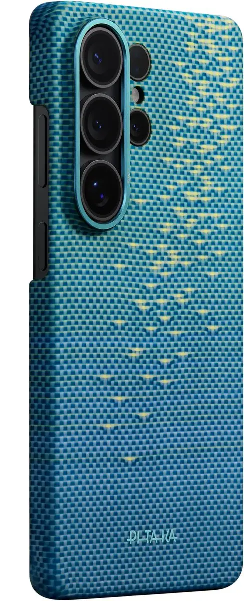 Pitaka Edge Case Samsung Galaxy S26 Ultra - 600D Aramidevezel - Lucid Blue