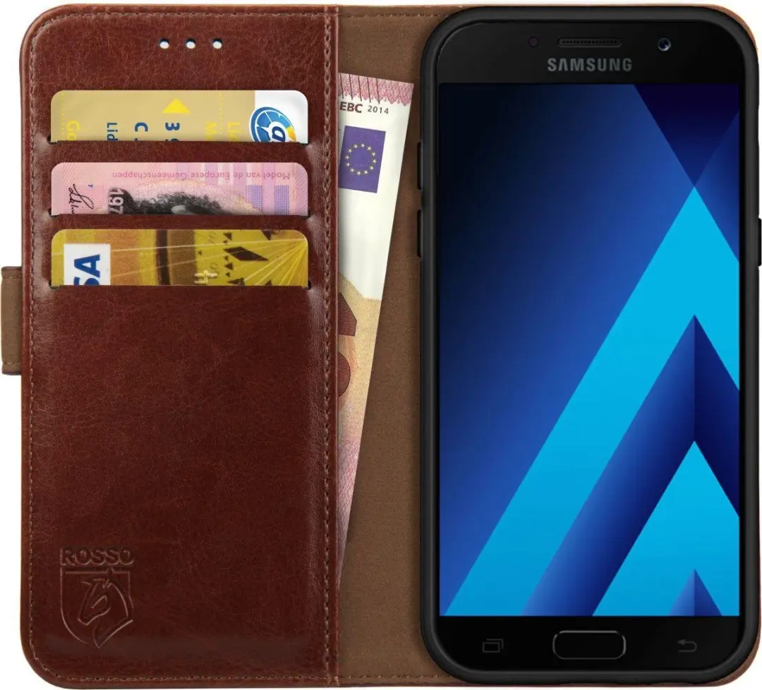 Rosso Element Book Case Wallet Hoesje Geschikt voor Samsung Galaxy A5 (2017)