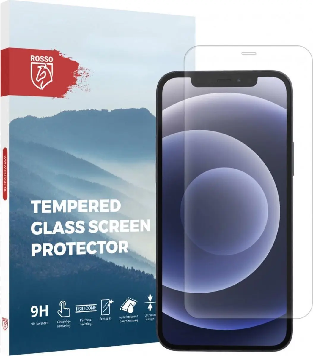 Rosso 9H Tempered Glass Screen Protector Geschikt voor Apple iPhone 12