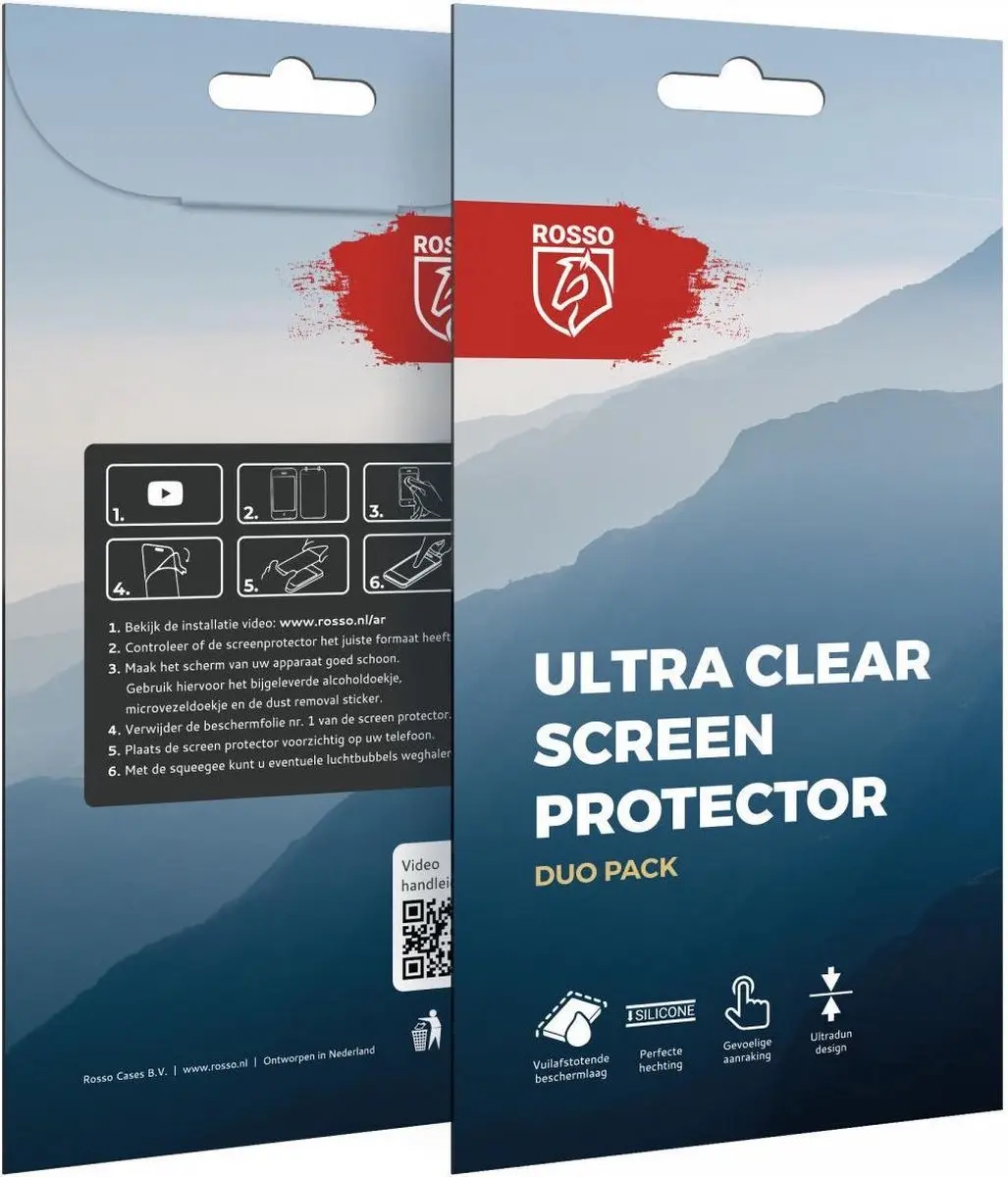 Rosso Screen Protector Ultra Clear voor Samsung Galaxy S20 FE - 2 Stuks - afbeelding 6 van 6