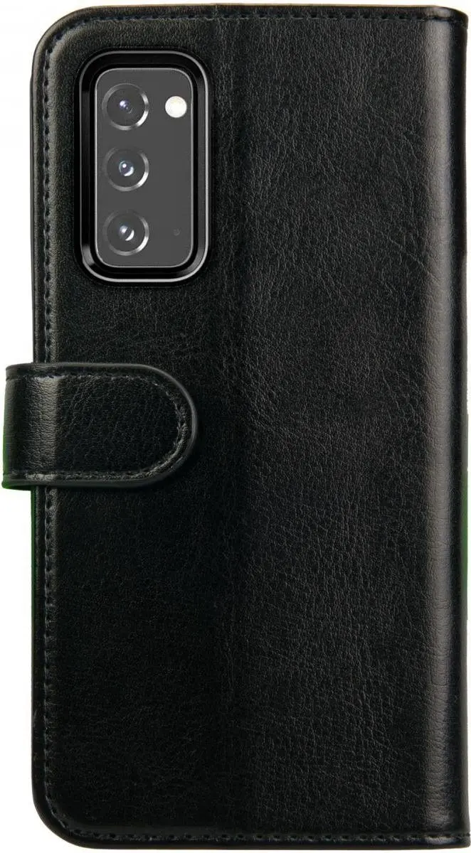Rosso Element Book Case Wallet S20 FE - 3 Pasjes - Zwart