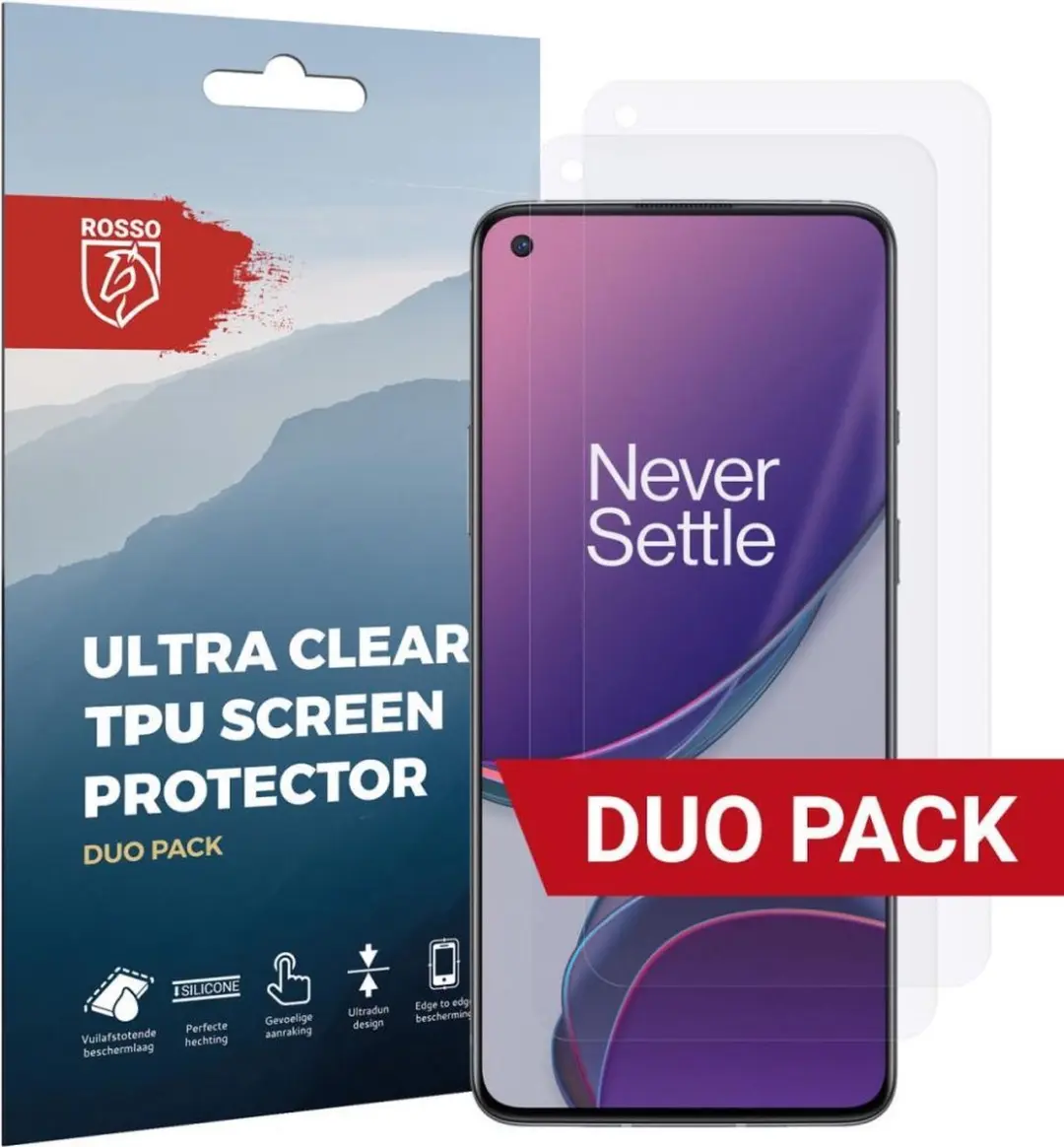 Rosso Screen Protector Ultra Clear voor OnePlus 8T