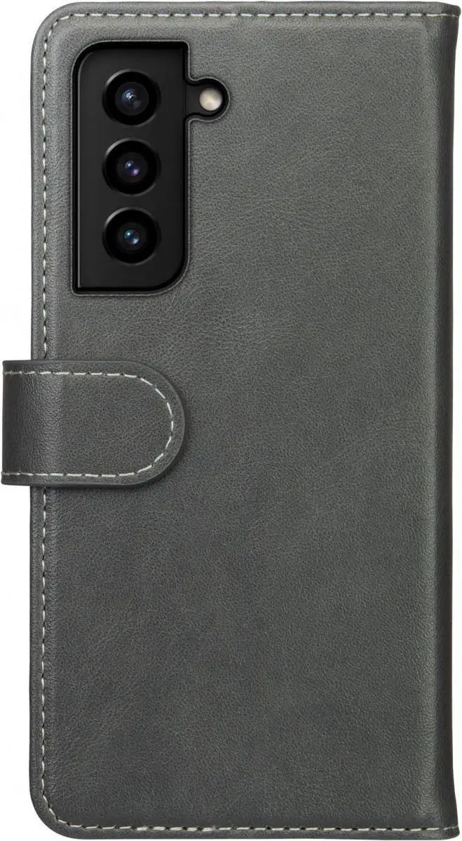 Rosso Element Book Case Wallet Samsung Galaxy S21 Plus - 3 Pasjes - Grijs