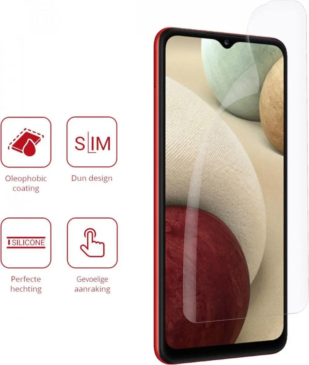 Rosso Screen Protector Ultra Clear Samsung Galaxy A12 - 2 Stuks