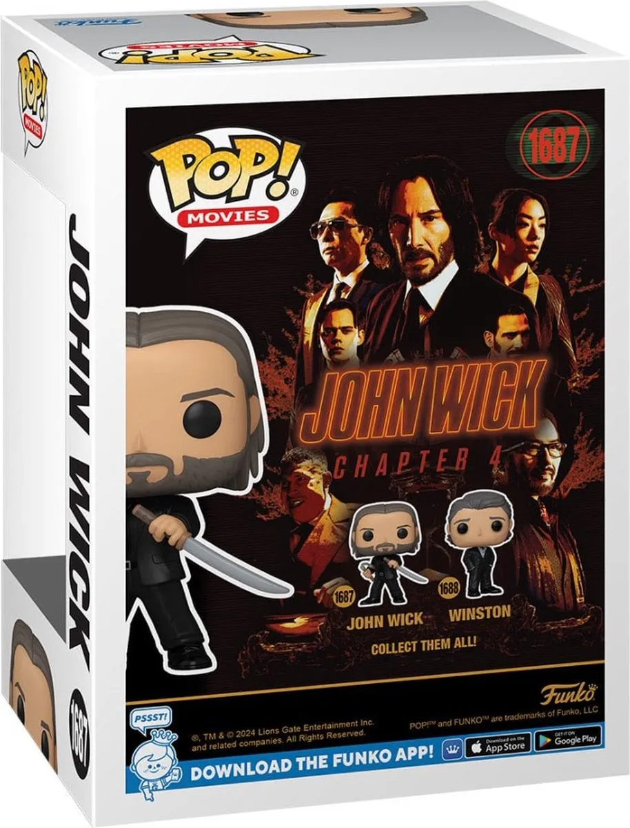 Funko Pop Movies John Wick Chapter 4 #1687 - Multi