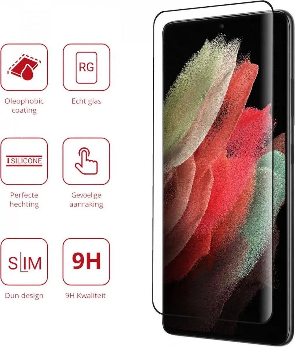 Rosso 9H Tempered Glass Screen Protector Samsung Galaxy S21 Ultra