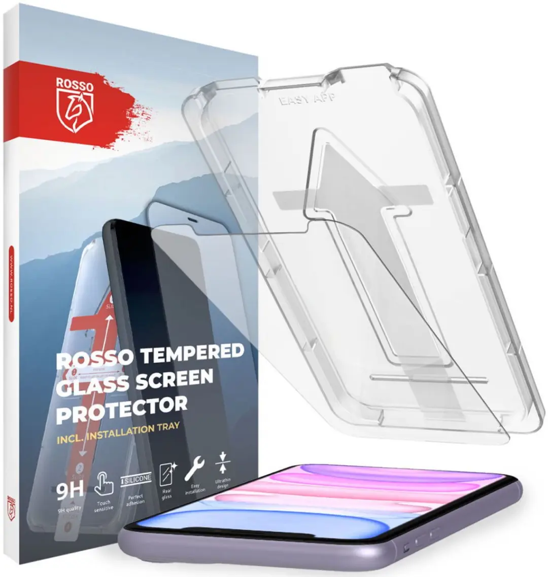 Rosso iPhone 11/XR Gehard Glas Screenprotector