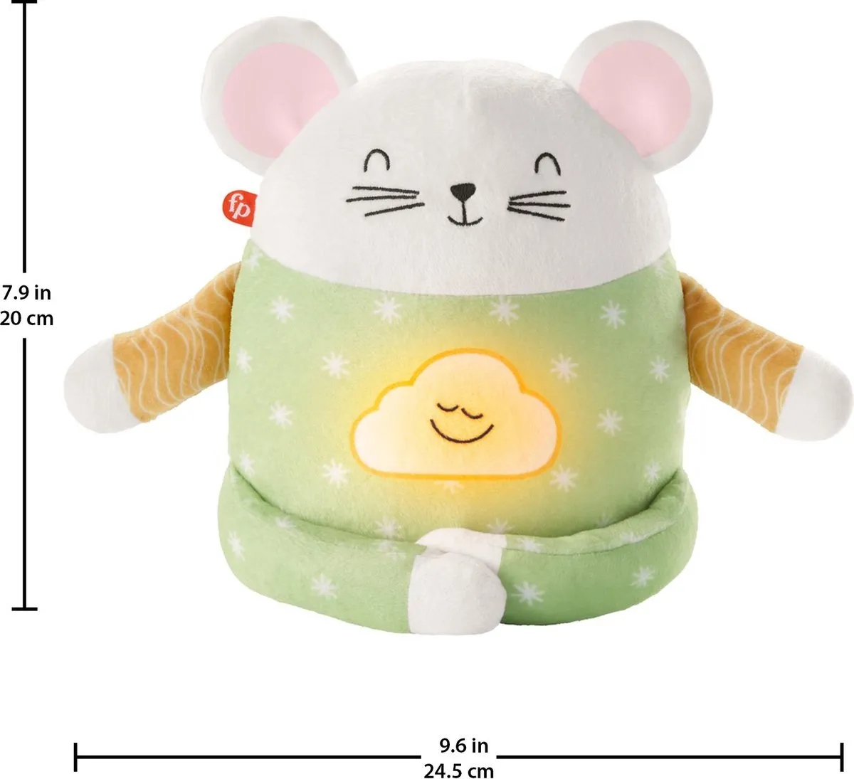 Fisher Price Meditatie Muis Speelgoed - Franstalig - Meerkleurig
