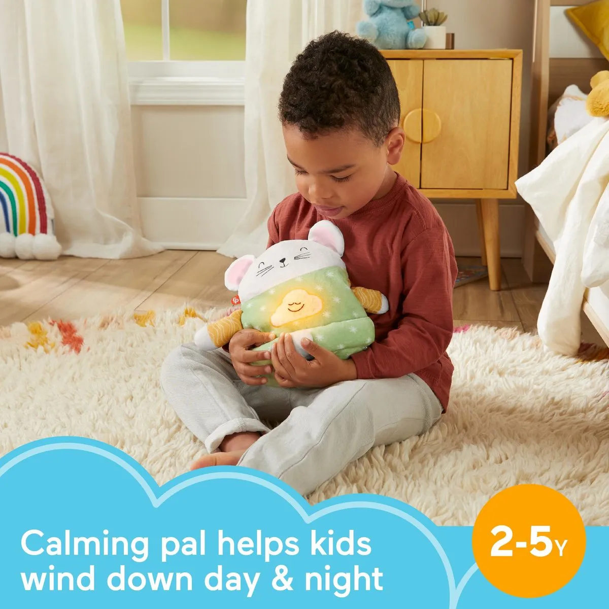 Fisher Price Meditatie Muis Speelgoed - Franstalig - Meerkleurig
