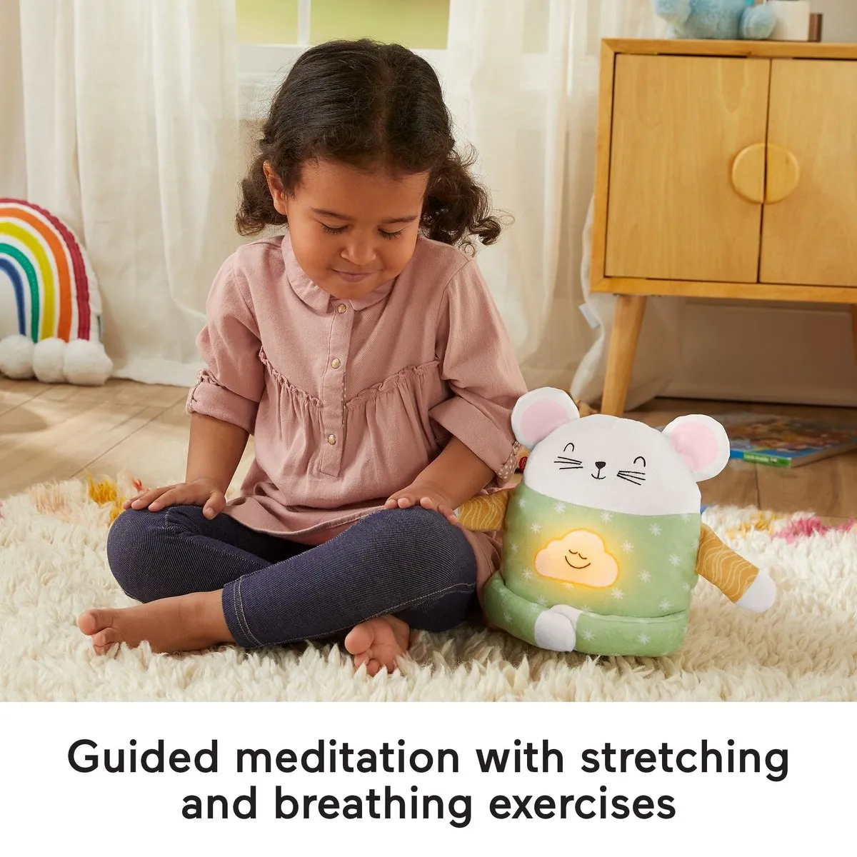 Fisher Price Meditatie Muis Speelgoed - Franstalig - Meerkleurig