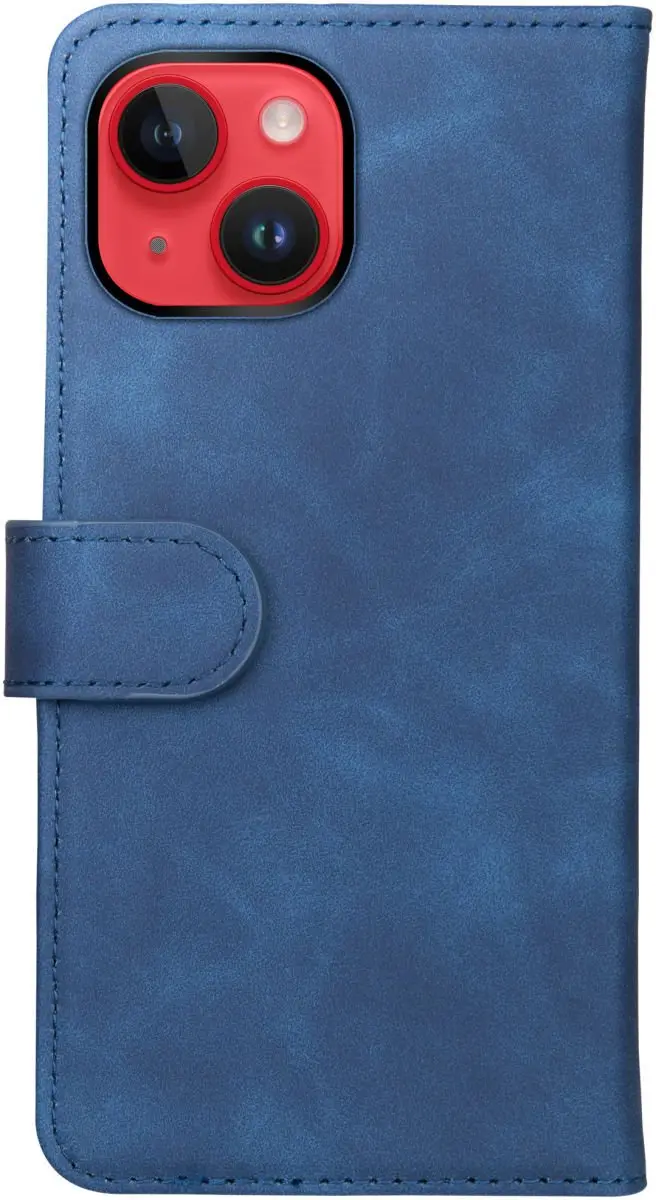 Rosso Element 2-in-1 Hoesje iPhone 14 Plus - 3 Pasjes - Blauw